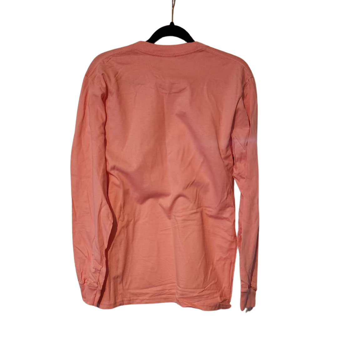 Supreme Blank Pink Shirt Tee Long Sleeve