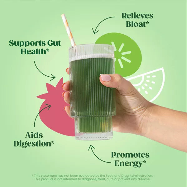 Greens and Superfoods Powder - Strawberry Kiwi - PREVENTA