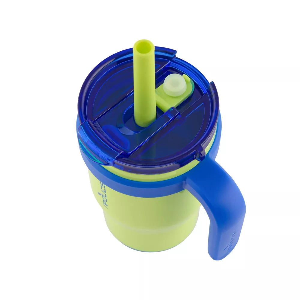 14oz 2pk Coldee Kids Mugs with Spill-Proof Straw - PREVENTA