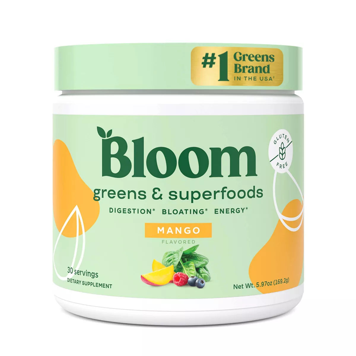 Greens and Superfoods Powder - Mango - PREVENTA