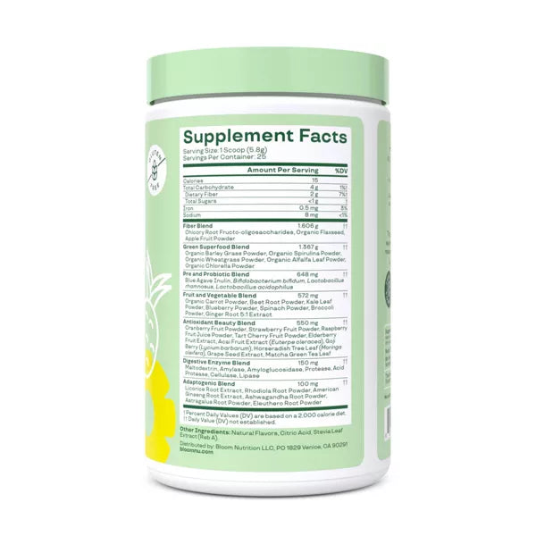 Greens and Superfoods Powder - Pineapple - PREVENTA