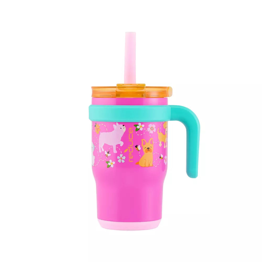14oz Coldee Vacuum insulted Stainless Steel Straw Tumbler - PREVENTA